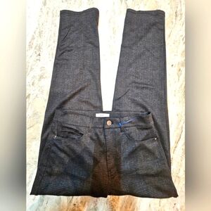 Croft & Barrow Women’s Gray Plaid Straight Leg Dress Pants Size 6 Regular 28” In